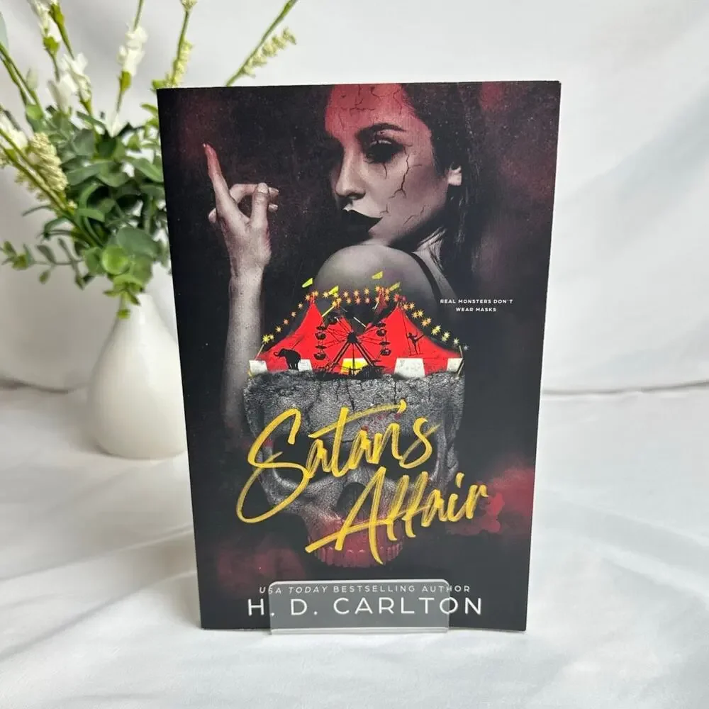 Satan's Affair H.D. Carlton Indie Paperback Dark Romance Cat & Mouse Like New